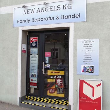 Eingang zu unserer New Angels Filiale